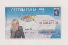 Biglietto Lotteria Italia 150x87.5 Carramba -  1998  - non grattato