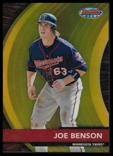 2012 Bowman #BB9 Joe Benson Bowman's Best