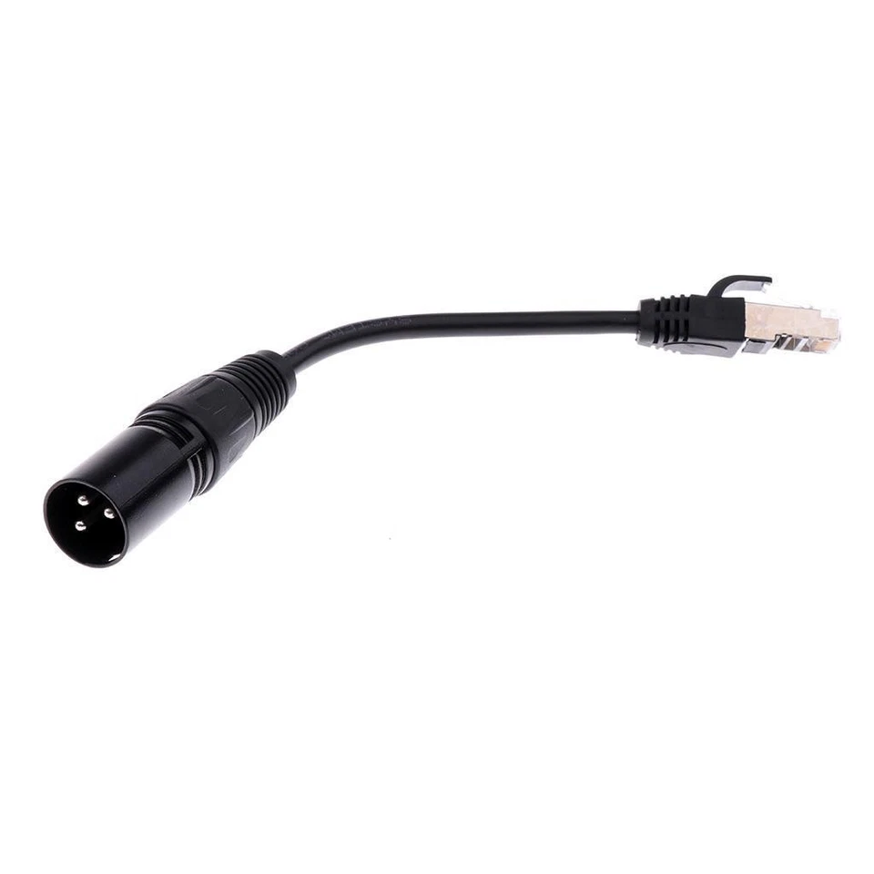 XLR 3 Pin Male To RJ45 Male Network Connector Extension Cable for LED - Image 4 of 4