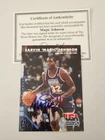 MAGIC JOHNSON 1992 Skybox USA with AUTOGRAPH & COA Los Angeles lakers