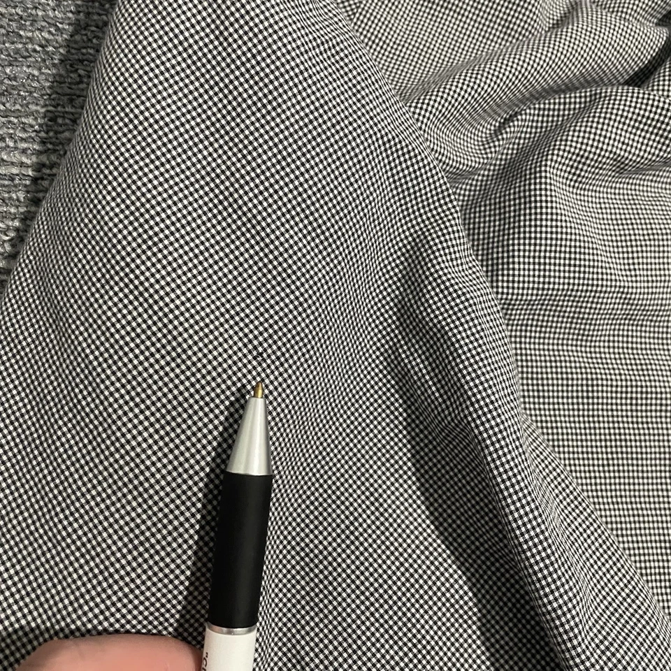 Borrelli Napoli Dress Shirt Mens 16 41 Black Check Long Sleeve Button Down Work* - Image 4 of 4