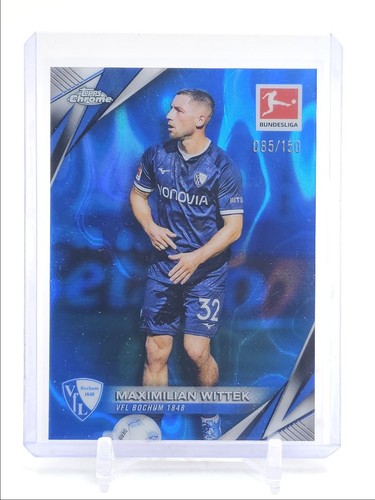MAXIMILIAN WITTEK 2024 TOPPS CHROME BUNDESLIGA BLUE LAVA #12 /150 Q1342