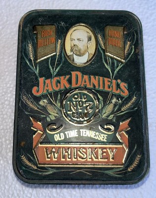 Vintage Antique Jack Daniel's Old Time No. 7 Whiskey Tin 4