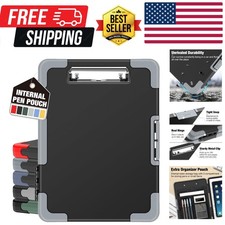 Toughest Clipboard with Storage, Internal Pen Pouch Included, Letter/ A4 Size...
