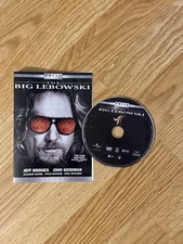 The Big Lebowski (1998) DVD & Art NO CASE Comedy Crime Jeff Bridges John Goodman