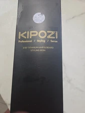 KIPOZI 0.3" Titanium Pencil Flat Iron Hair Straightener Short Hair And Beards. 