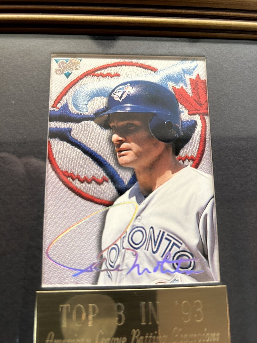 1993 MLB Toronto Blue Jays Plaque “Top 3 Of 93” AL Batting