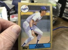 1987 Topps Baseball ENOS CABELL FROM VENDING # 509