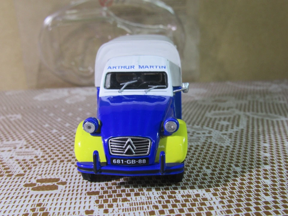 945Y Eligor Citroën 2 CV AZAM Pick-Up Bâché 1965 Arthur Martin 1:43 + Blister - Photo 2/4
