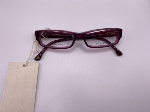 EMPORIO ARMANI EA9318 LZF PURPLE EYEGLASSES ACETATE FRAME 52-15-140 ITALY MADE - Picture 4 of 5