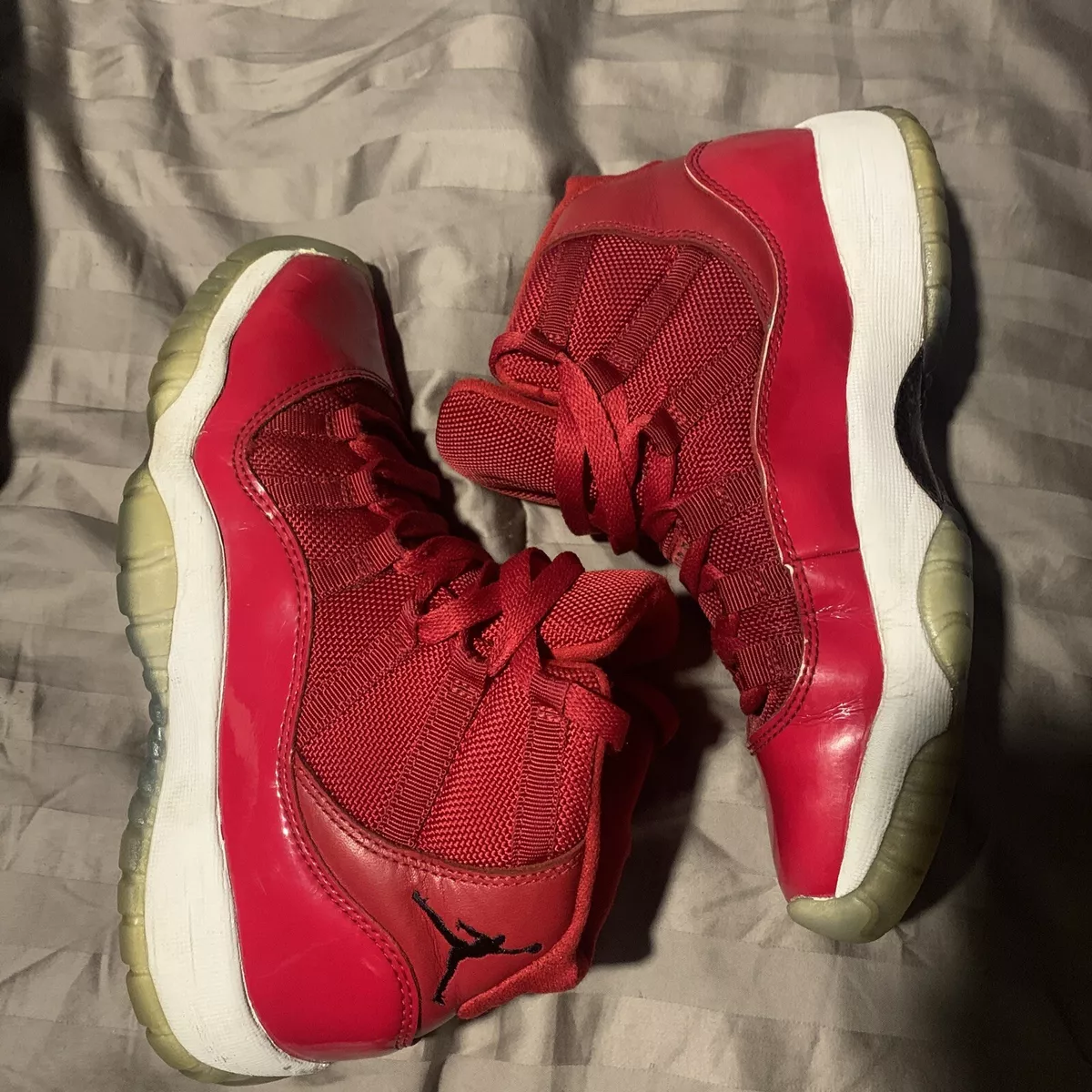 Nike Air Jordan 11 XI Retro GS Win Like 96 Gym Red Size 4.5Y Women 6  378038-623