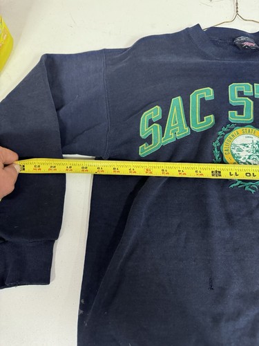 VTG Jansport Cal State University Sacramento crewneck Sweatshirt M College BH - Picture 5 of 7