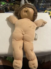 VINTAGE 1978 1982 Cabbage Patch Kid Doll Xavier Roberts Brown hair Brown eyes