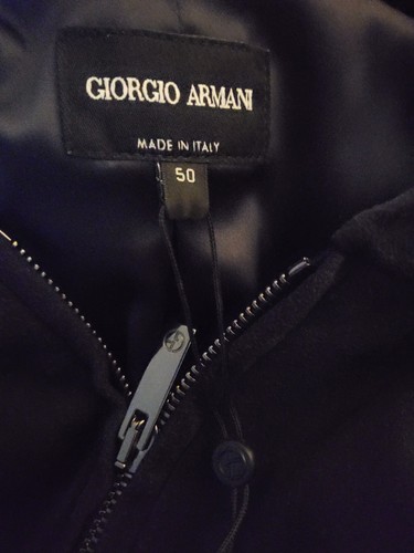 2100$ Giorgio Armani mens Outerwear bomber/ jacket With Hood Sz:US M/50 EU - Picture 15 of 16