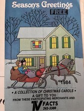 TV Facts December 1984 Seasons Greetings Collection of Christmas Carols