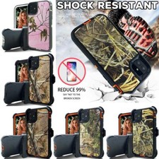 For iPhone 15 Pro Max 15 PLUS Flag Camo Heavy Duty Case Belt Clip Fits Otterbox