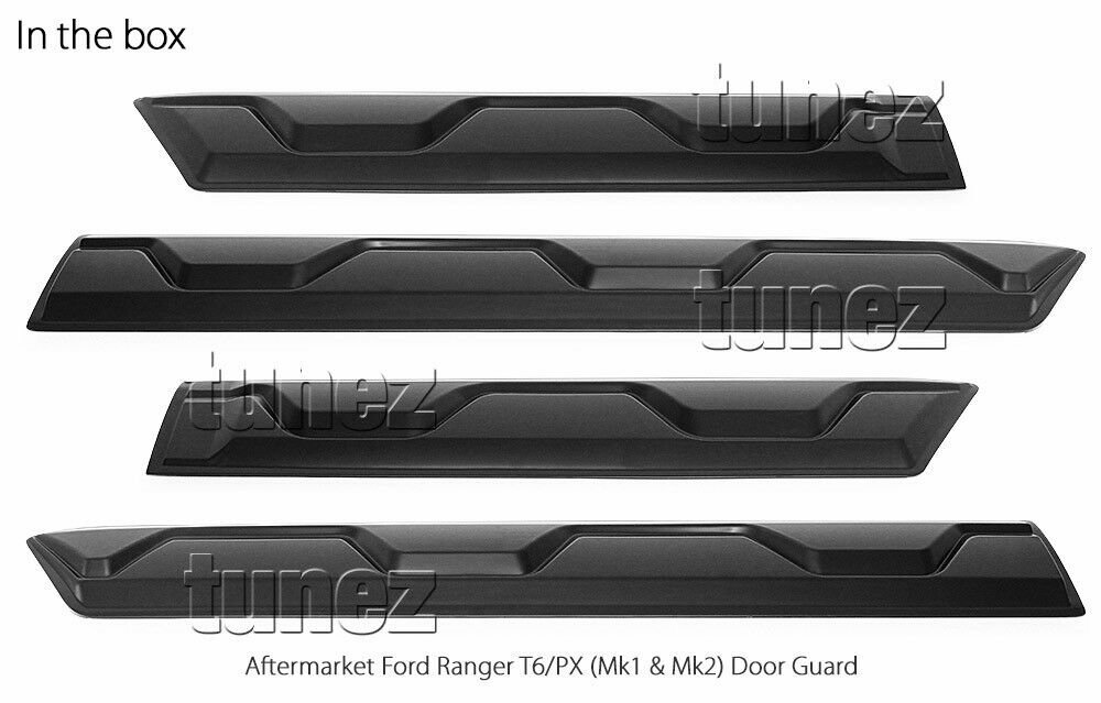 Door Guard Cladding Side Panel Protector For Ford Ranger T6 PX Mk1 Mk2