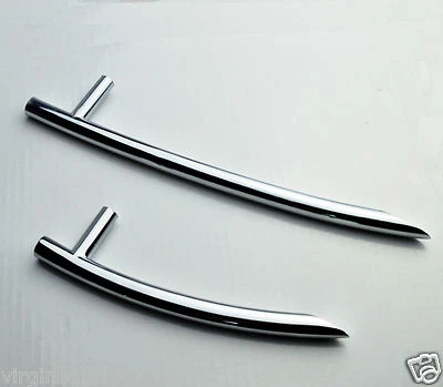 SOLID BRASS CHROME FINISH KITCHEN BATHROOM CABINET VANITY DOOR ROD BOW HANDLE