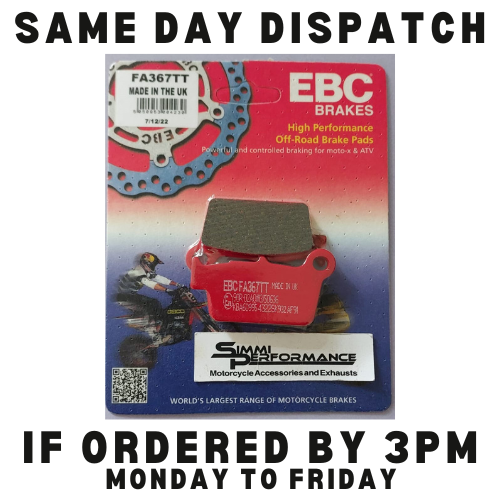 EBC Rear TT Brake Pads fits Gas Gas EC 250  2012 to 2020