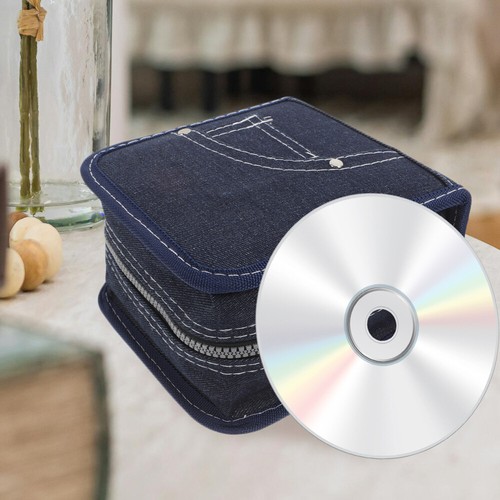 CD Case 60 Capacity Hard DVD Case Portable Zipper CD Case Holder Large Storage - Afbeelding 8 van 12