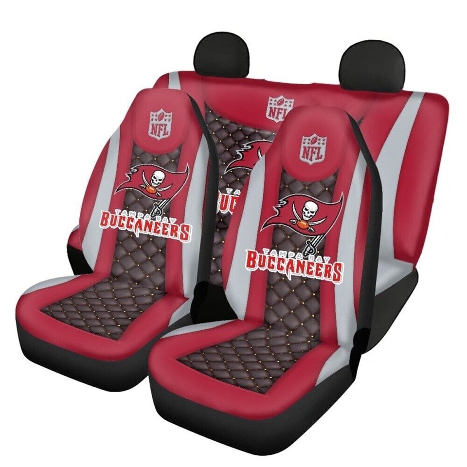 Tampa Bay Buccaneers Car Seat Covers 5 Seater Pickup Truck SUV Seat Protectors eBay