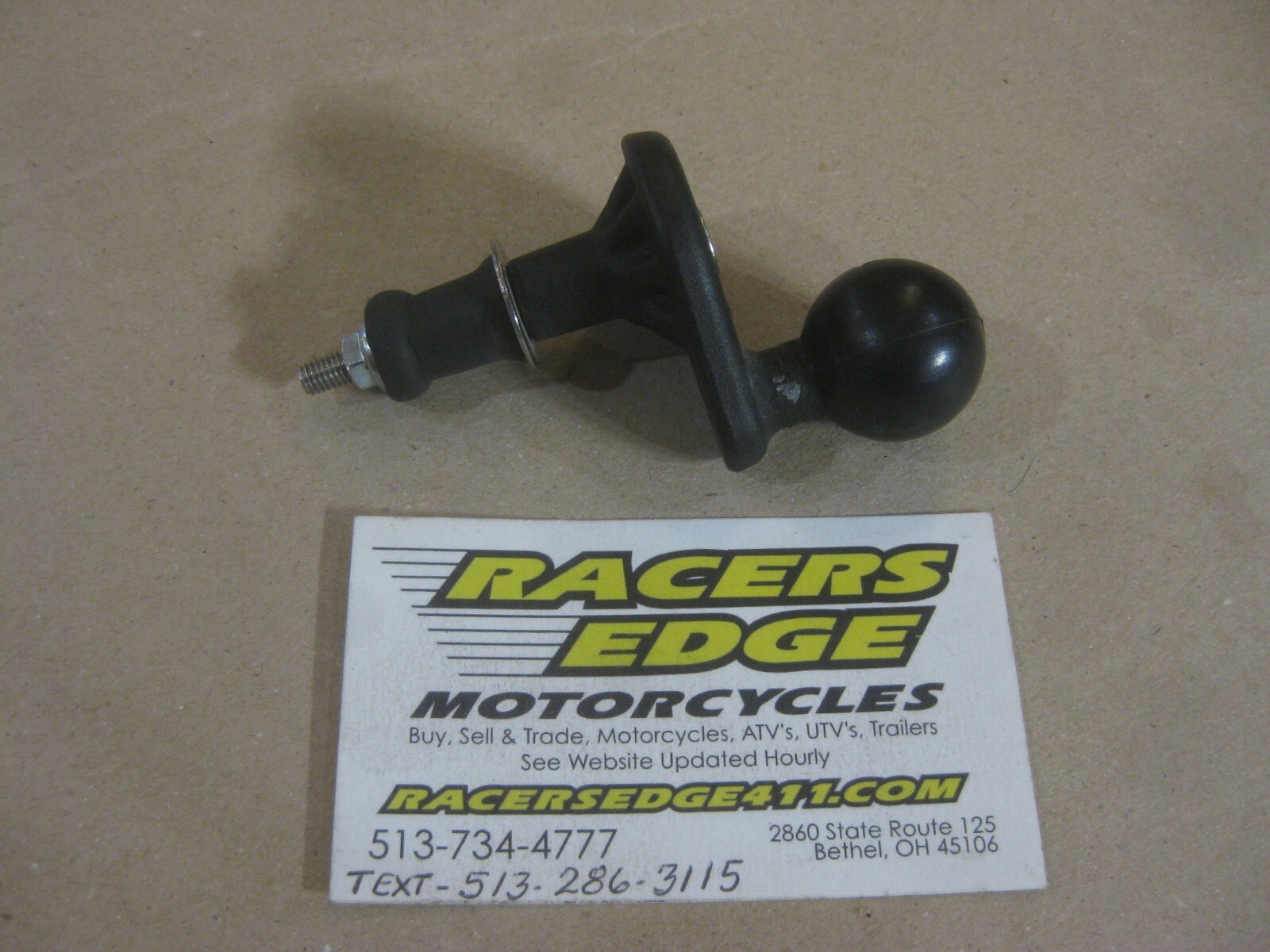 Genuine Ram Mount Cell Phone Holder Sportbike Center Stem Bolt Triple Tree