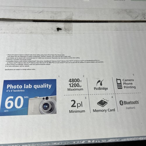 Canon PIXMA iP6310D Photo Printer Complete New In Box - Picture 4 of 9
