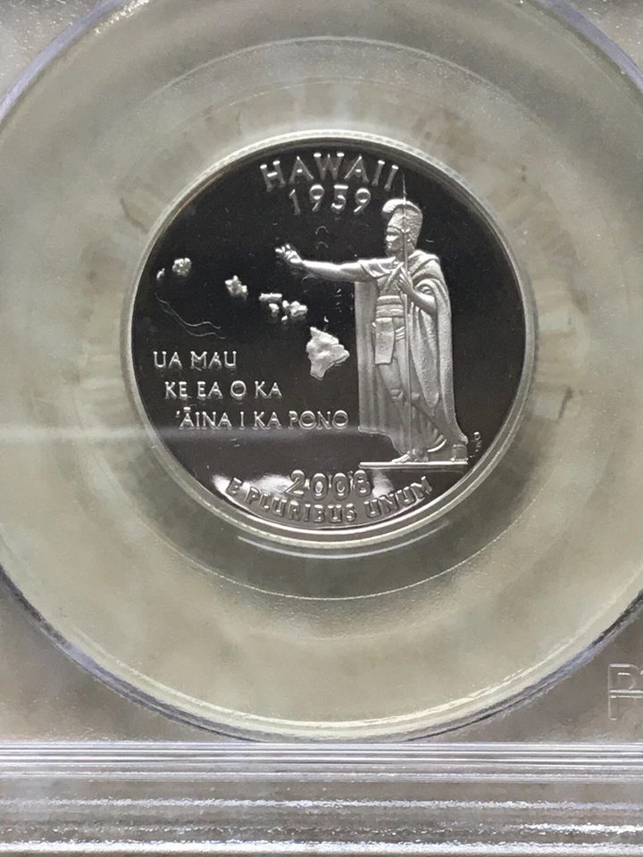2008 S 25C SILVER Hawaii STATE QUARTER  PR68   PCGS Coin - Image 2 of 4