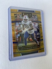 👉Carlos “BOOGIE” Basham 2021 Select GOLD Concourse RC! 2/10! 🔥