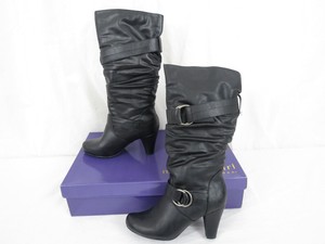 knee high boots with 3 inch heel