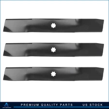 3 Mower Blades For John Deere GX21380 GY20684 GY20679 54" CUT