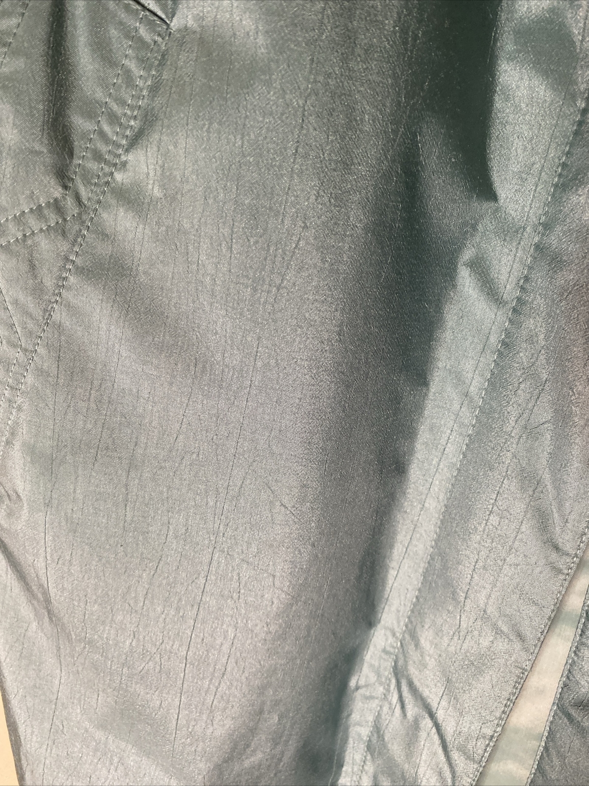 Vintage Ms. Cambridge Womens Long Trench Coat Size 12/P Blue Collared Button Up image 4