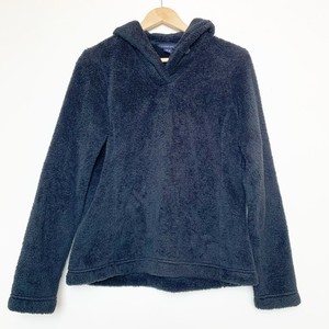 black fuzzy sweatshirt