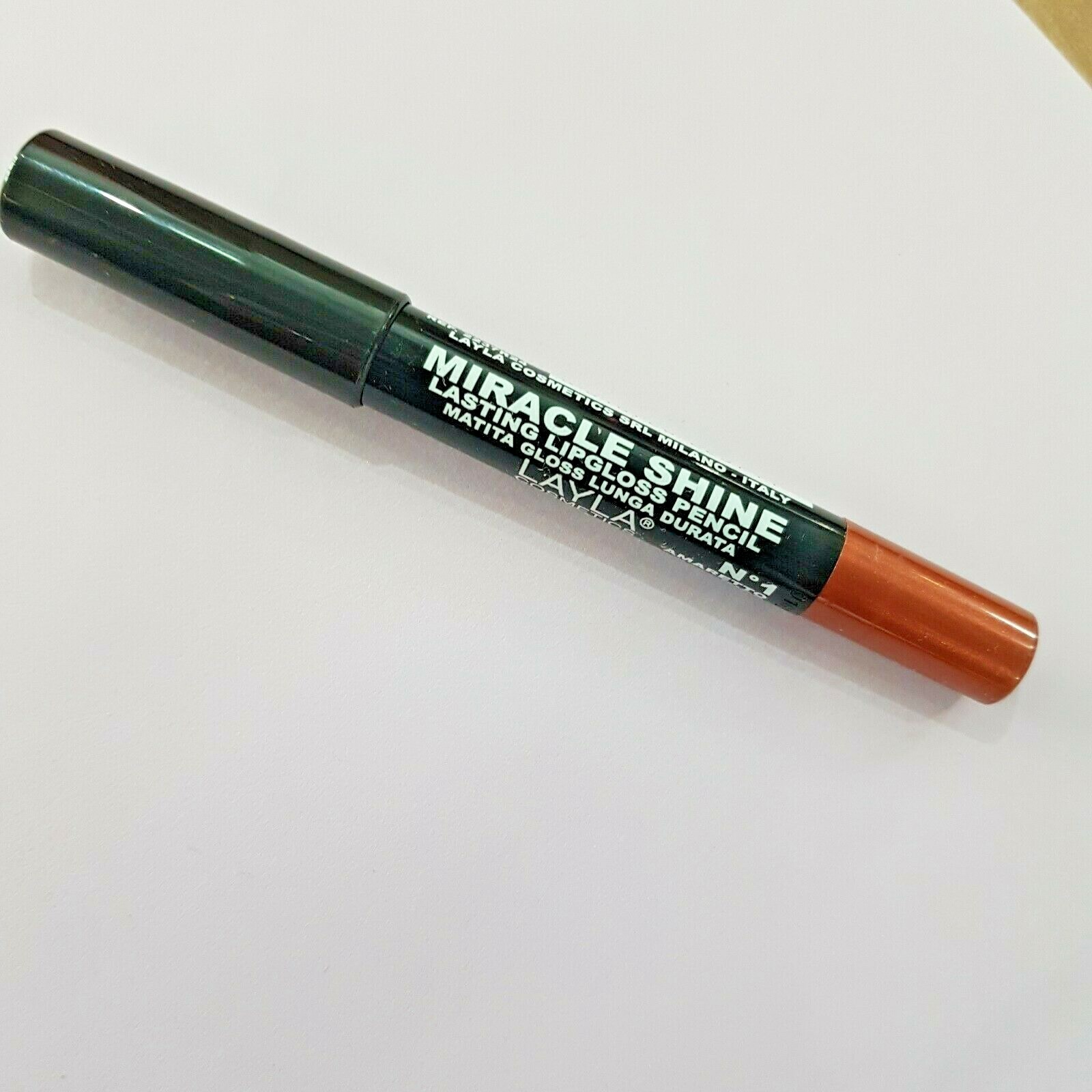LAYLA MIRACLE SHINE matita gloss (col.1) lunga durata labbra rossetto pencil