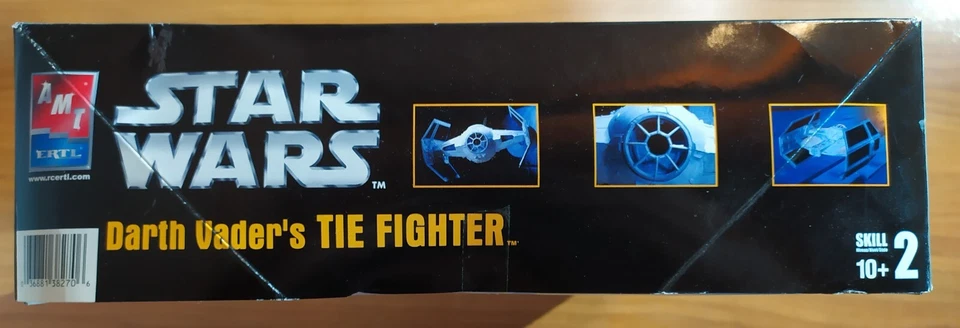 STAR WARS AMT - ERTL Dart Vader's TIE FIGHTER MODEL KIT - Immagine 2 di 4