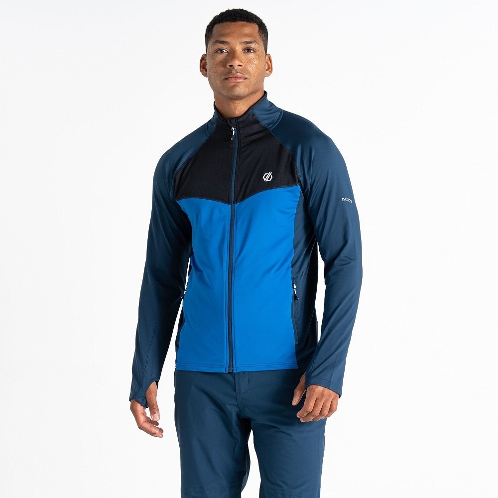Pull polaire homme stretch et respirant pour réguler la chaleur en hiver