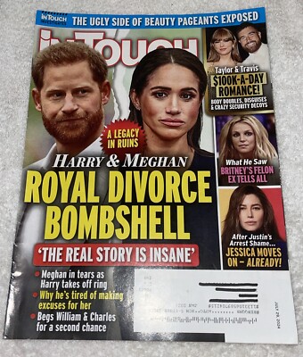 In Touch Magazine July 29th 2024 Royal Divorce Bombshell Harry & Meghan