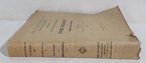 29593 Lb4 - Studio geologico Tunisia Settentrionale 1927 - in francese COLONIE - Foto 2 di 6