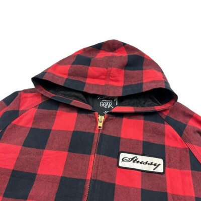 ジャケット・アウター Stussy Checkered Zip Up hoodie Buy Stussy Unlined Plaid Zip Hoodie 'Brown' - 115768 BROW | GOAT