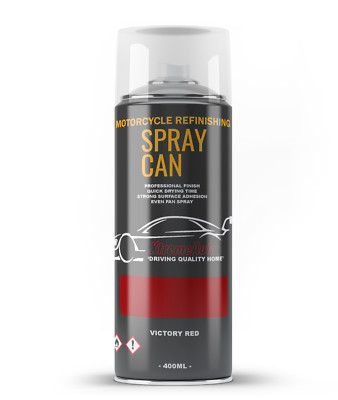AEROSOL SPRAY LACK 400ml FÜR HONDA R334 VICTORY ROT DIREKT GLÄNZEND