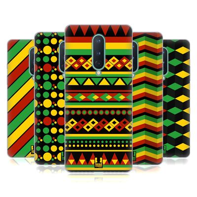 HEAD CASE DESIGNS RASTA COLOUR PATTERNS SOFT GEL CASE FOR GOOGLE ONEPLUS PHONES