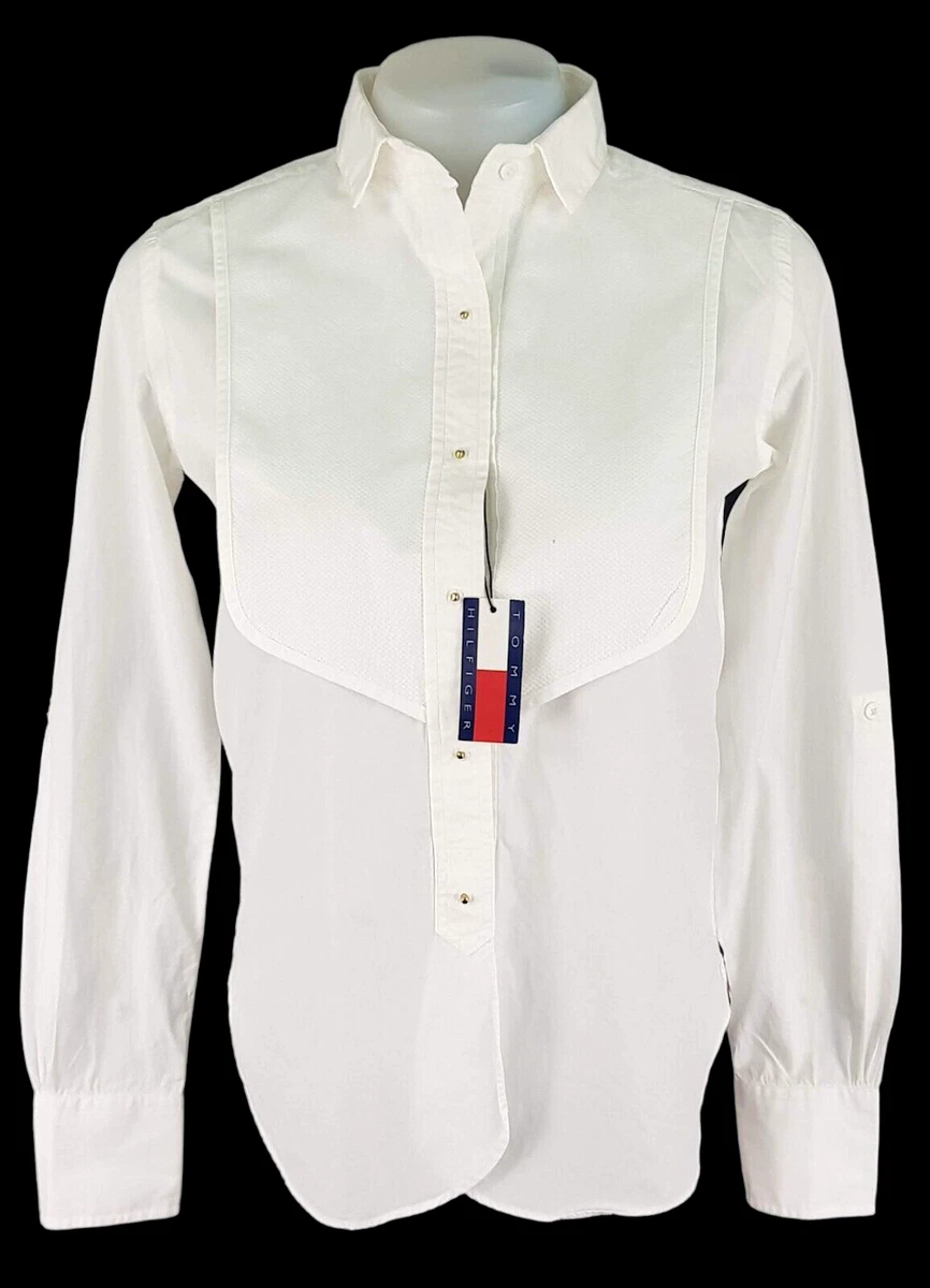 Tommy hilfiger tuxedo best sale shirt