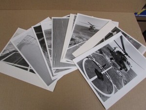 Set of 10 Sikorsky SH-60 SEAHAWK Official Navy Helicopter Squadron 1980's Photos