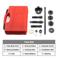 MOFUN Wheel Bearing Remover Installer Tool Kit For Harley Twin Cam, Sportster...