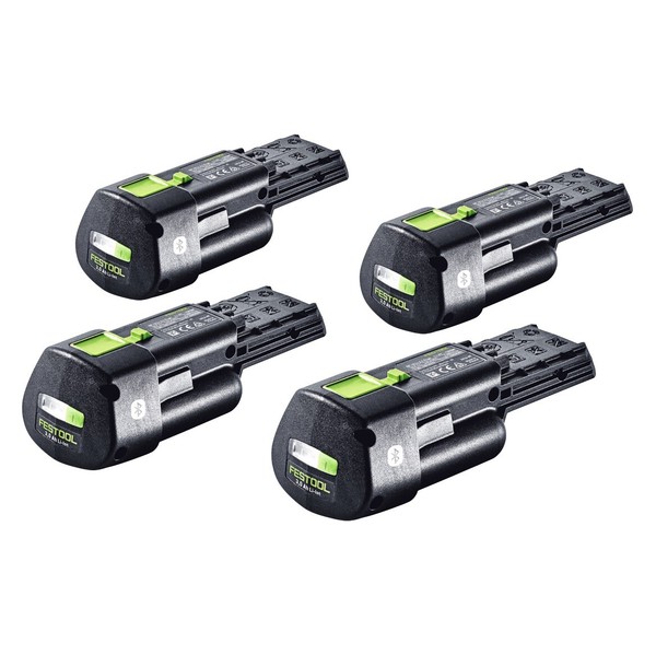 Festool Akku Set 4X Bp 18 Li 3,0 Ergo I Akku 18 V 3,0 Ah Li-Ion ( 4X 577704 )-image