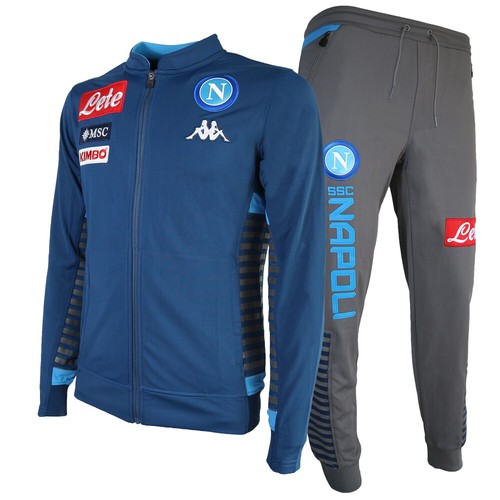 1 Tuta acetata SSC Napoli Kappa blu kid 2019/20 sottocosto bambini | eBay