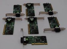 Lot of 7-AXFE-1311-0126- Axcen Network PCI-E Fiber Optic Network Card N-FX-SC-02