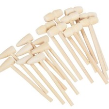 5pcs 10pcs Mini Wooden Hammer For Kids Wood Hammers Children Playground Toy NEW