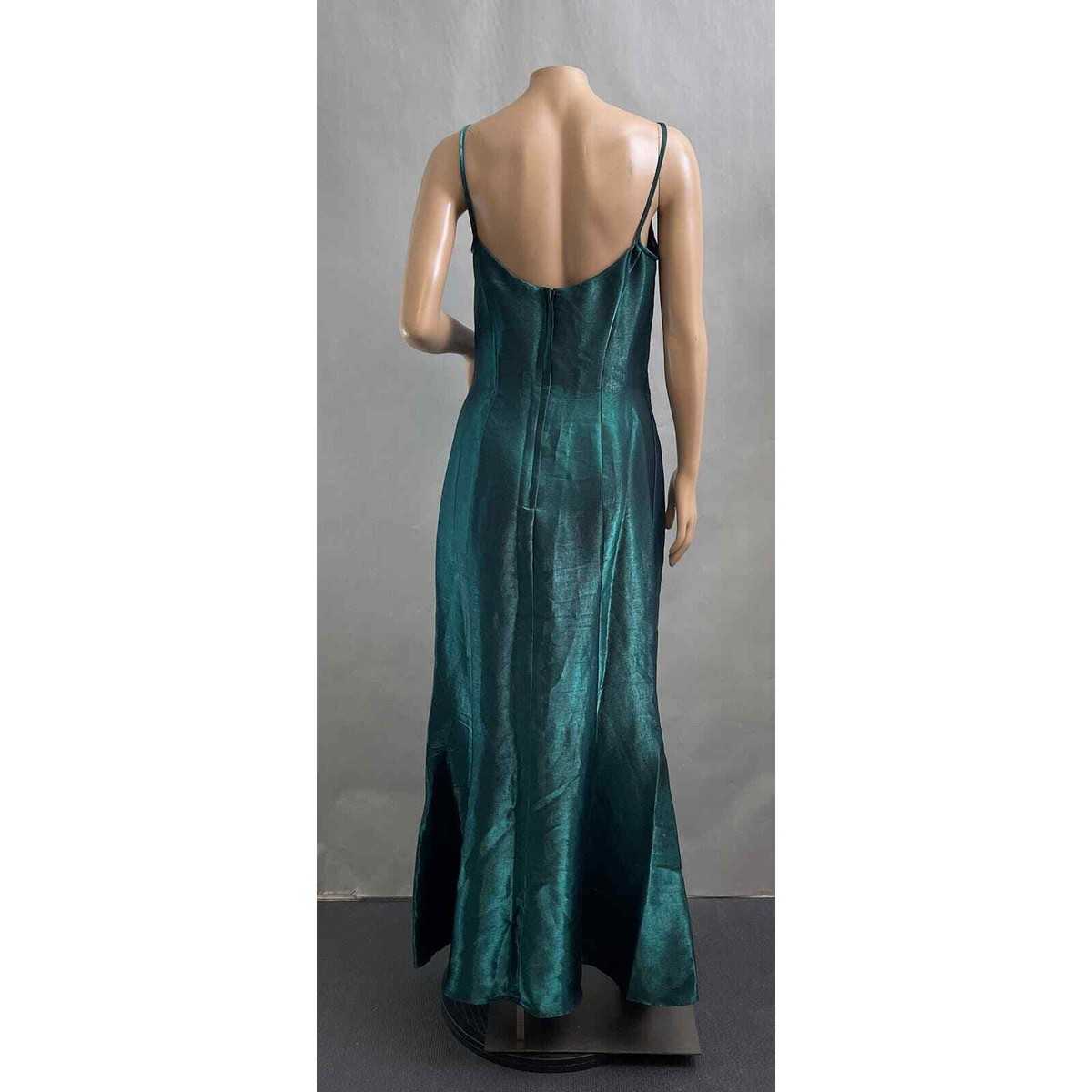 jessica mcclintock green dress Jessica McClintock Gunne Sax Vtg 90s Dress Women 9/10 Green Trumpet Formal  Prom