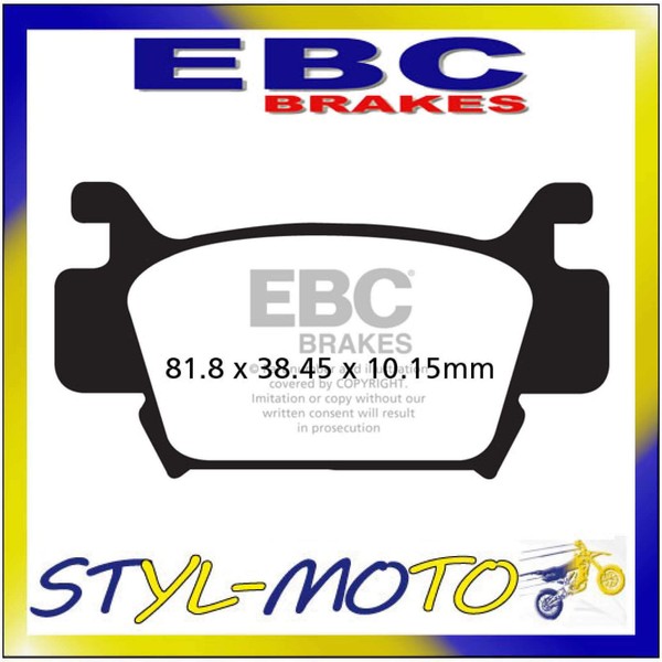 FA410TT BeläGe Sint. Vorderseite Ebc Honda Trx 500 Fe Fourtrax Foreman 2005-2011-image